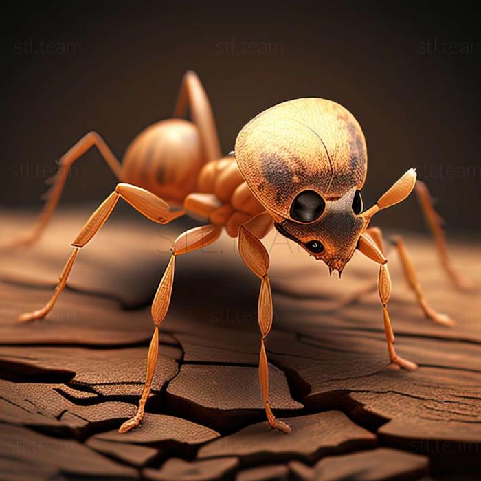 3D model Pheidole brandaoi (STL)